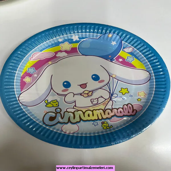 Cinnamaroll Temalı Karton Tabak